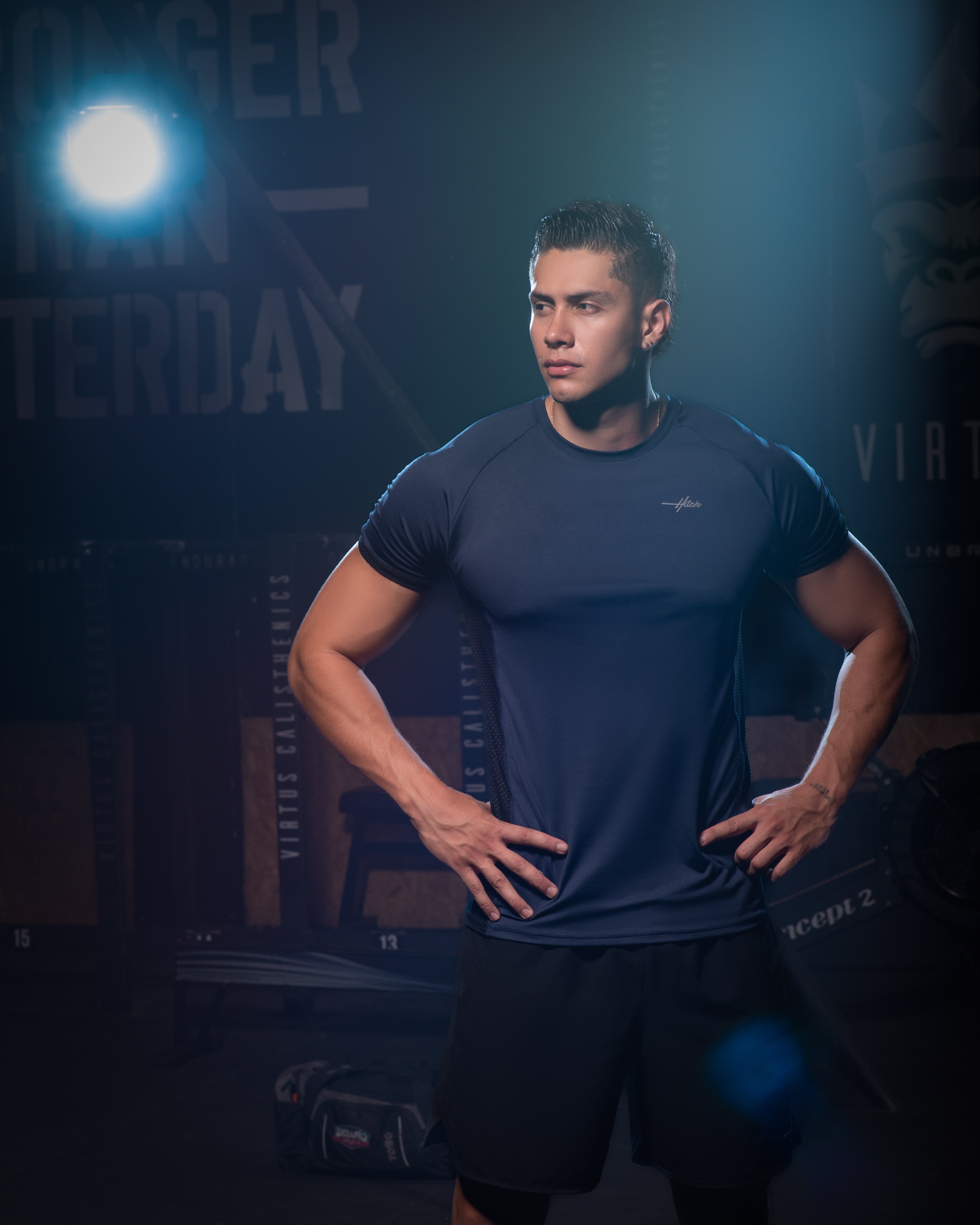 camiseta athletic survival - azul ocura