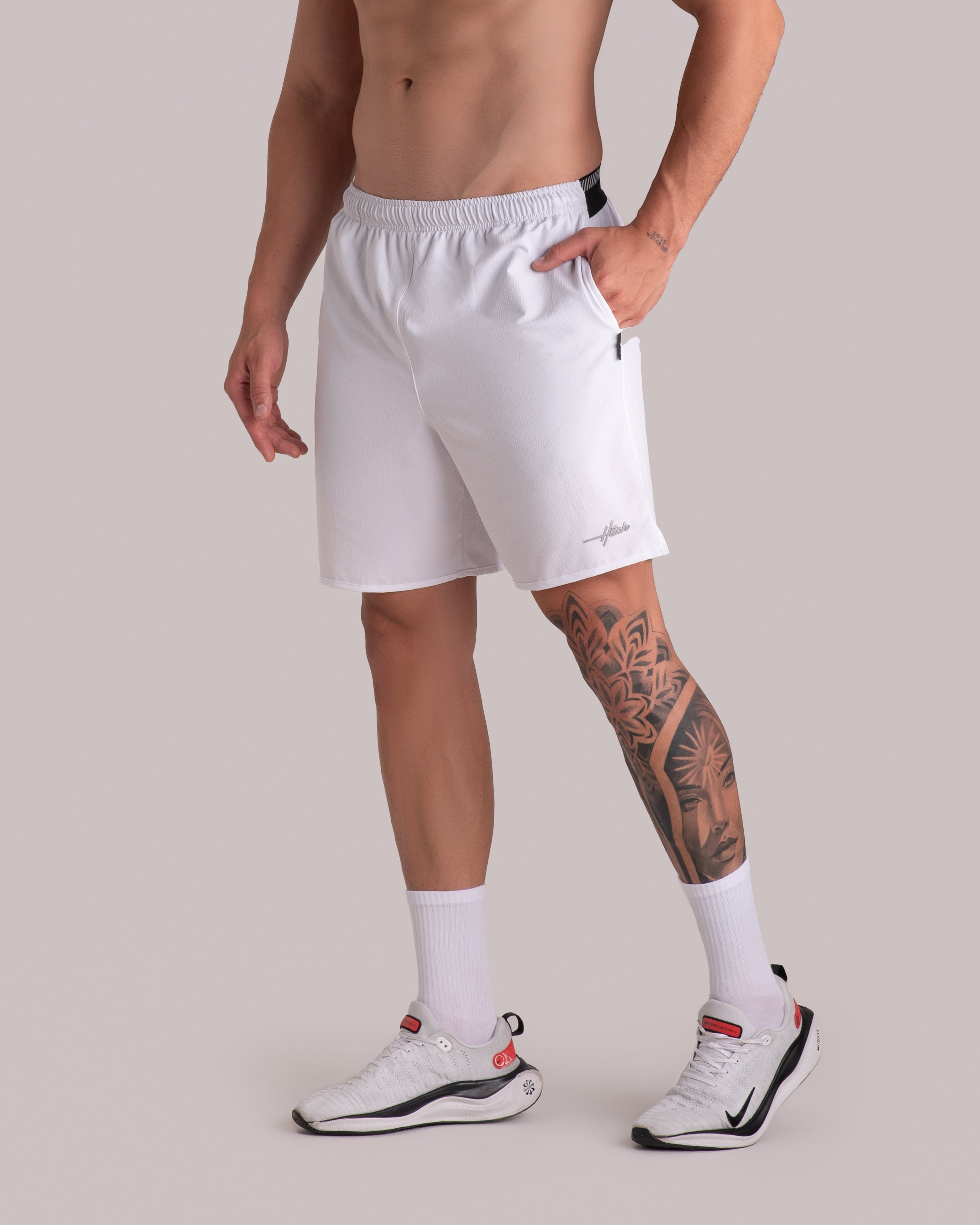 pantaloneta athletic band - blanca