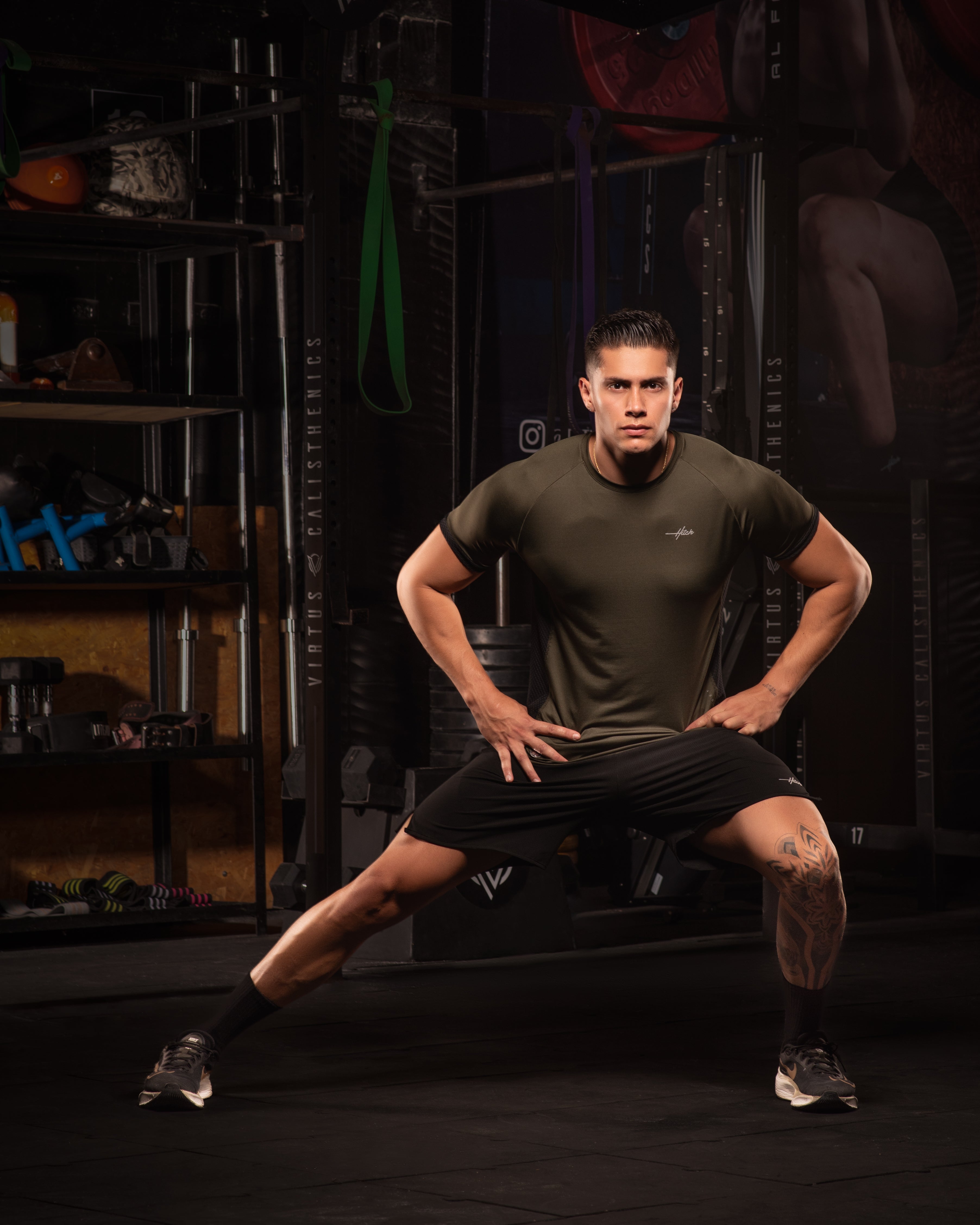 camiseta athletic survival - verde militar