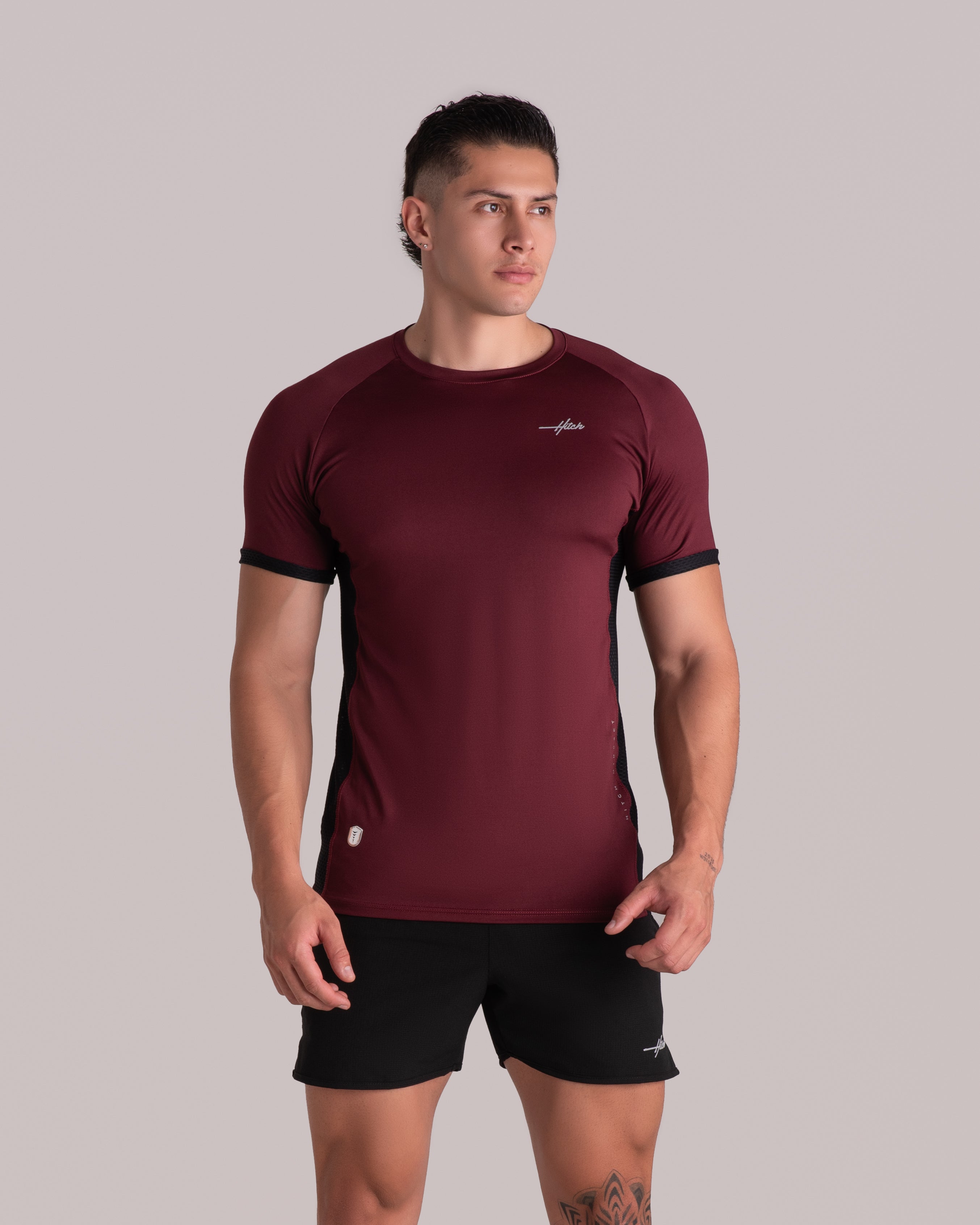 camiseta athletic survival - vinotinto