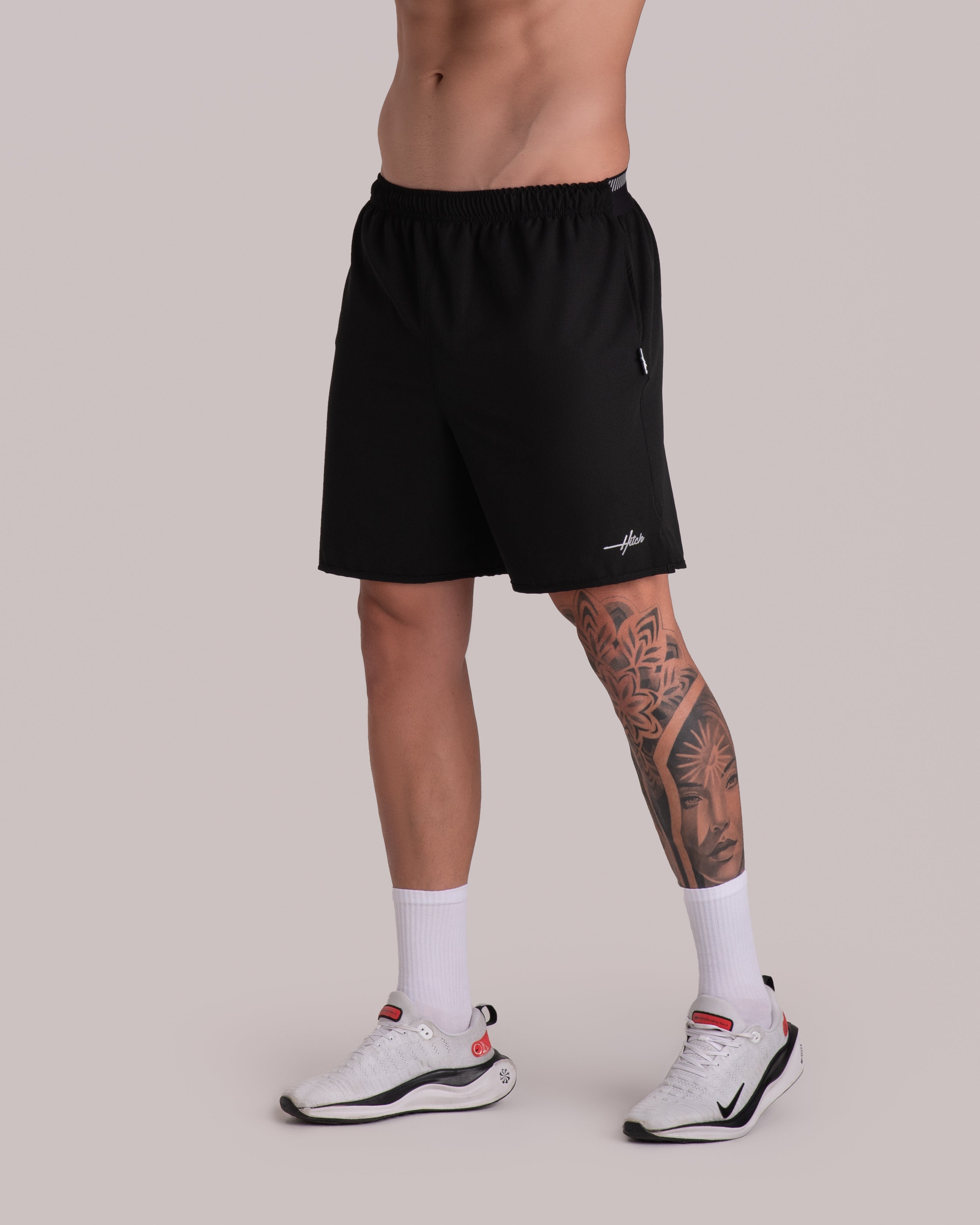 pantaloneta athletic band - negra