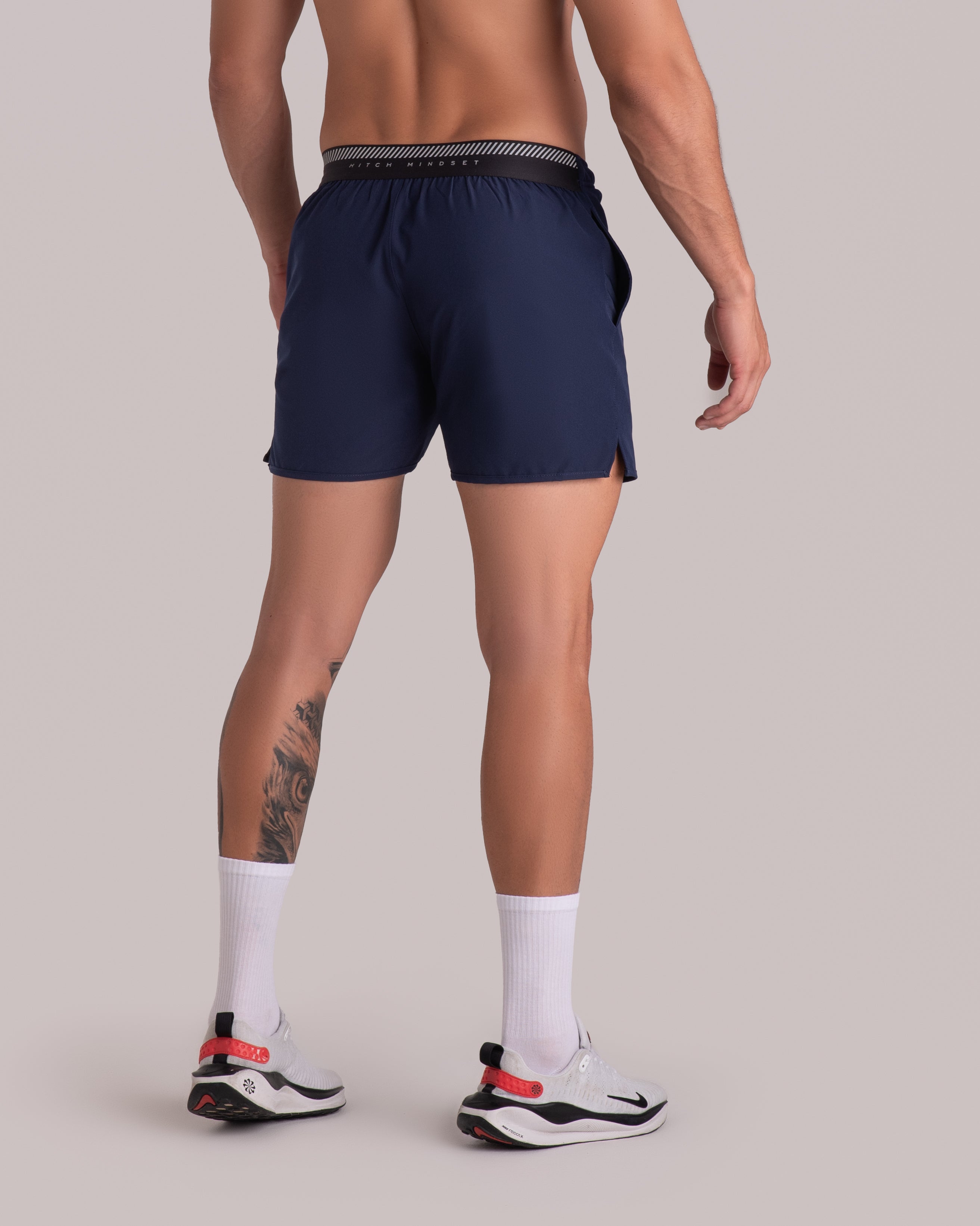 pantaloneta corta athletic band - azul oscura